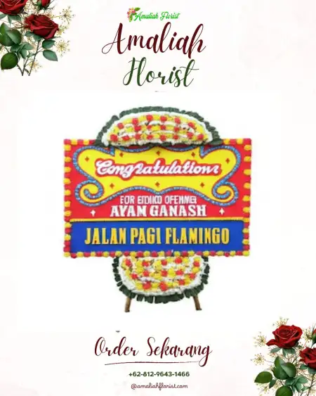 Sewa Papan Bunga Naman Teran